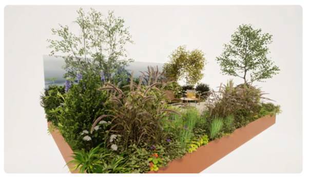 A garden with plants and trees

AI-generated content may be incorrect.